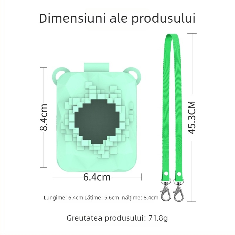 Husă protectoare din silicon pentru Bitzee Magicals Digital Pet Magic Edition consolă – protecție la cădere, anti-derapaj și praf.