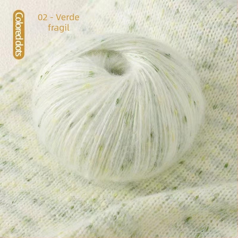 Fir mohair Jiesheng, skein yarn, semi-worsted, pentru tricotat manual, articol 225