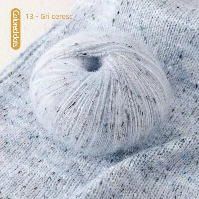 Fir mohair Jiesheng, skein yarn, semi-worsted, pentru tricotat manual, articol 225