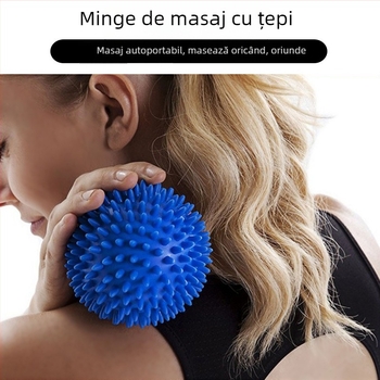 Minge de masaj țepoasă pentru palmă – din ABS, eliberare fascie, terapie prin puncte de acupunctură, antrenament senzorial
