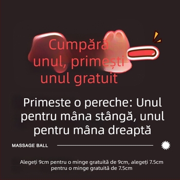 Minge de masaj țepoasă pentru palmă – din ABS, eliberare fascie, terapie prin puncte de acupunctură, antrenament senzorial