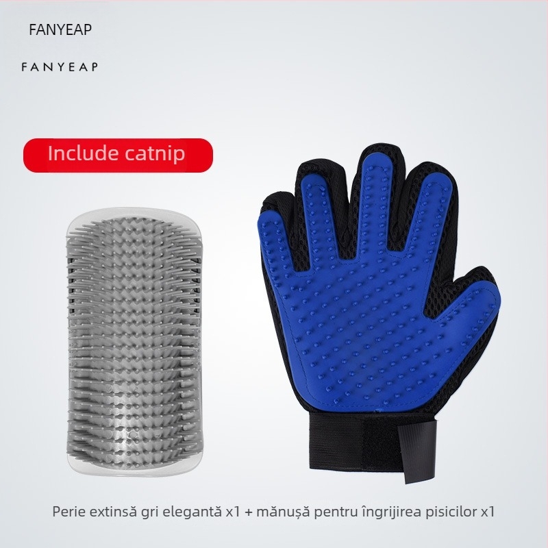 Fanyi A1J30 Dispozitiv de zgâriere pentru pisici – Jucărie de zgâriere în colț, stil simplu