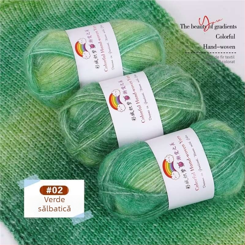 Fire de lână domestică Mohair, 7S, 1-pli