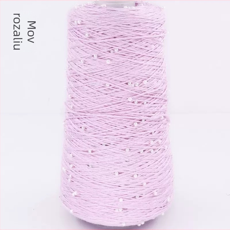 Fire din bumbac-viscoză pentru tricotat — fir conic, răsucire inelară, RS002 (Brand Ruishi; Alias Pearl Mercerized Cotton Thread)