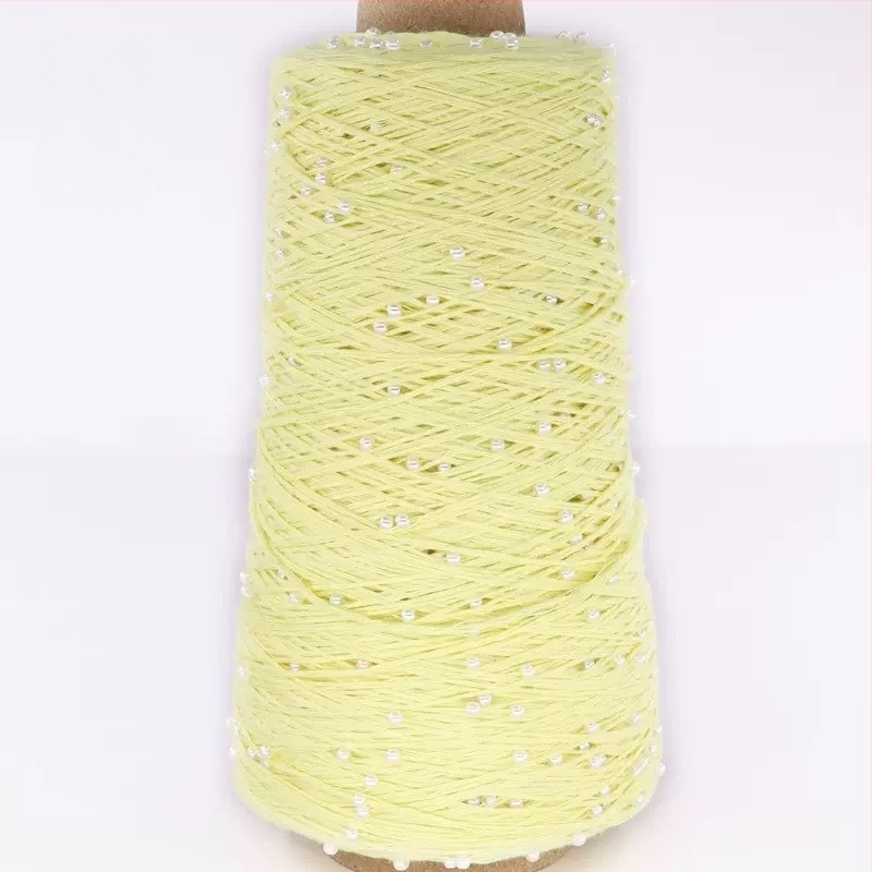 Fire din bumbac-viscoză pentru tricotat — fir conic, răsucire inelară, RS002 (Brand Ruishi; Alias Pearl Mercerized Cotton Thread)