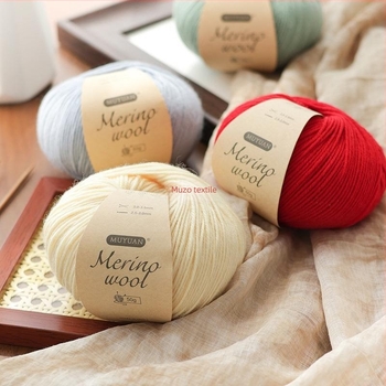 Fire Merino pentru tricotat manual, 4-ply, 7S, lână domestică, brand Muzo