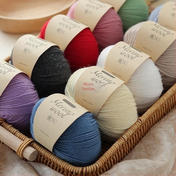 Fire Merino pentru tricotat manual, 4-ply, 7S, lână domestică, brand Muzo