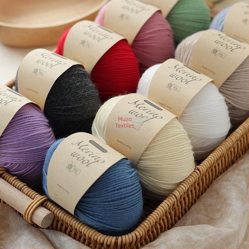 Fire Merino pentru tricotat manual, 4-ply, 7S, lână domestică, brand Muzo