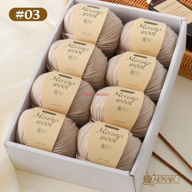 Fire Merino pentru tricotat manual, 4-ply, 7S, lână domestică, brand Muzo