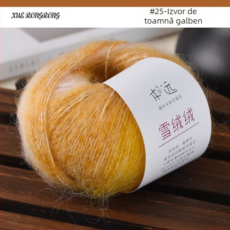 Lână mohair gradientă pentru tricotat — 7S, Ply 1, Cod produs 25G, Brand Ancient Road Sheep