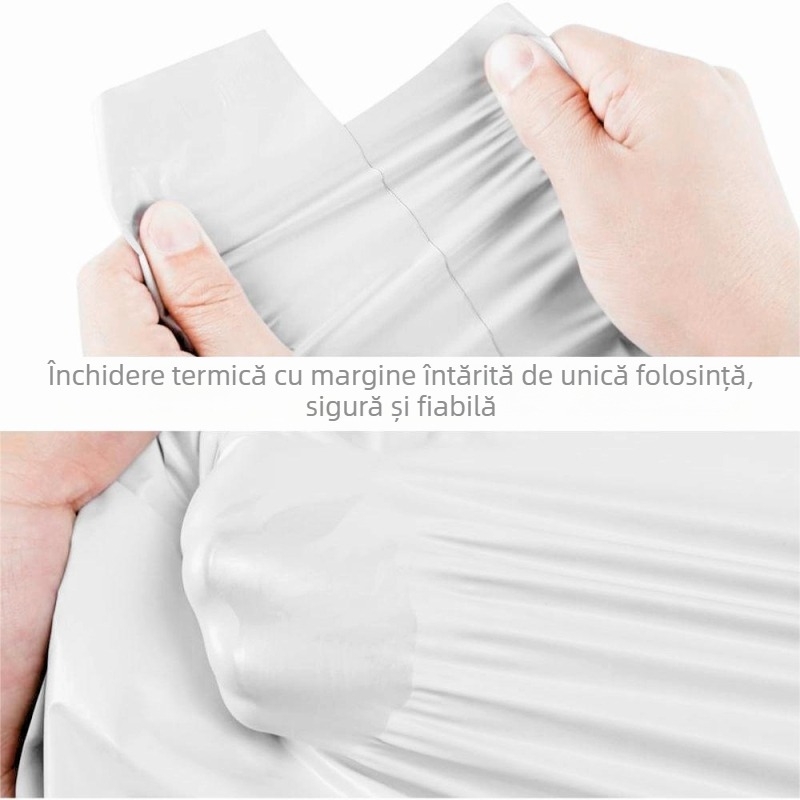 Sacoșă de ambalare haine, autoadezivă, HDPE/LDPE, groasă, Spring Creature