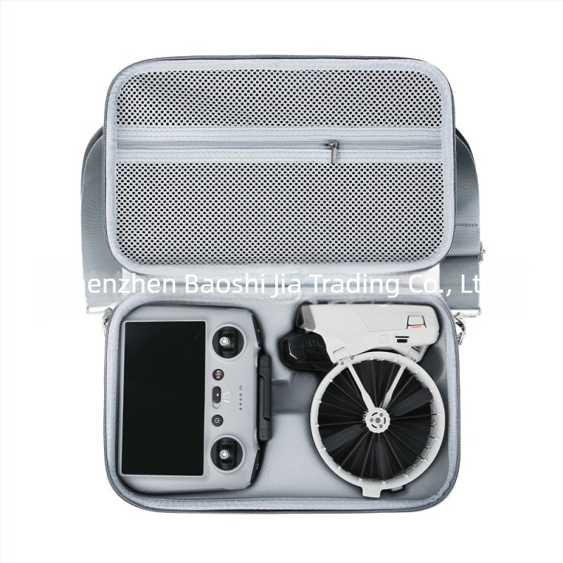 Caseră pliabilă de protecție pentru dronă DJI Flip cu compartiment pentru ecran și telecomandă, material EVA, curea crossbody