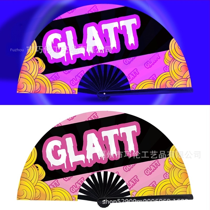 Evantai din bambus pliabil, stil chinezesc, 13 bețe, pentru divertisment