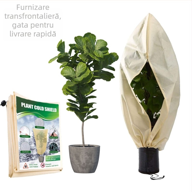 Da Wan Gardening Acoperire antifrână din material nețesut pentru plante – protecție în aer liber pentru grădină, peisaj și plantări agricole