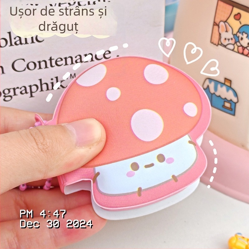 Note lipicioase în stil desen animat pentru ameliorarea stresului, bloc-notes cu forme speciale pentru elevi