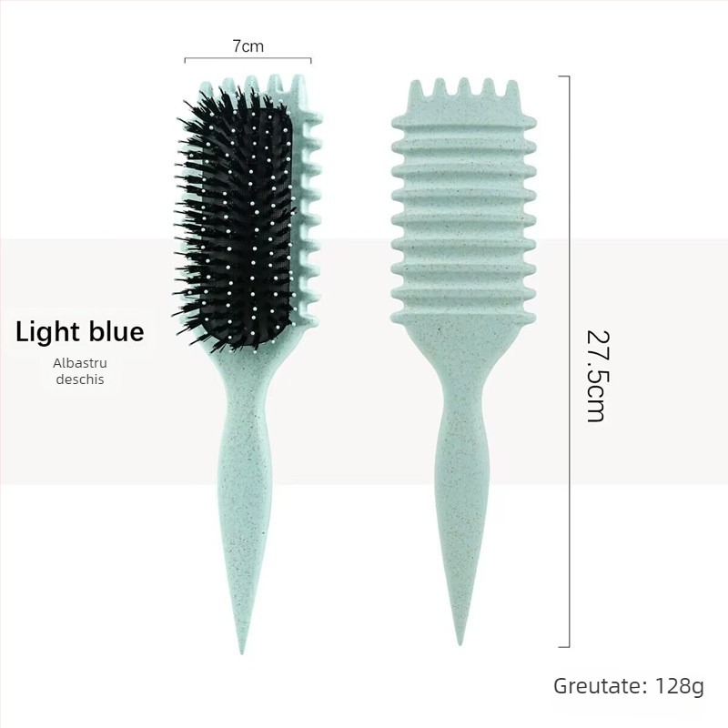 Perie de definire a buclelor – ABS, pieptene curling, Color ode