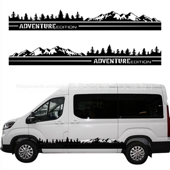 Autocolant pentru caroserie auto – garnitură laterală (side skirt), cod K-661, autoadeziv, personalizare la cerere