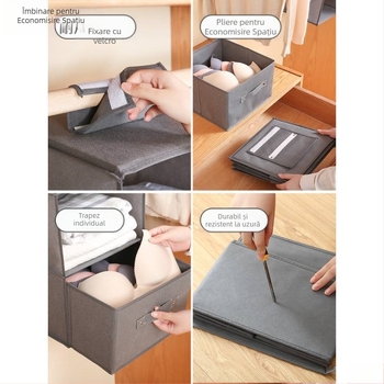 Organizator de garderob cu compartimente, 3-4 niveluri, montaj cu cârlige, depozitare pe birou