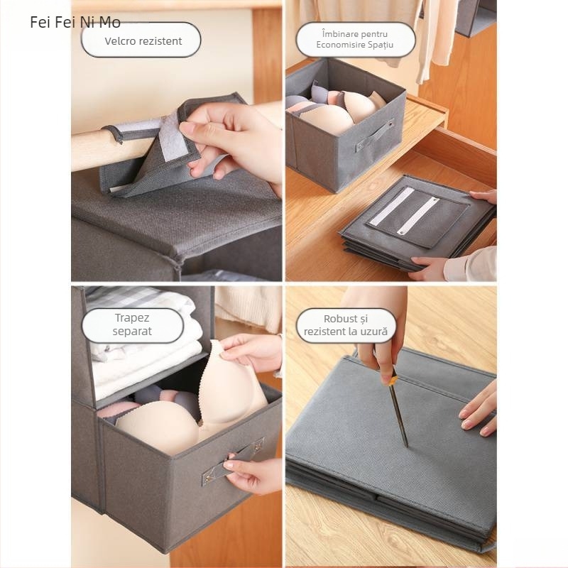 Organizator de garderob cu compartimente, 3-4 niveluri, montaj cu cârlige, depozitare pe birou