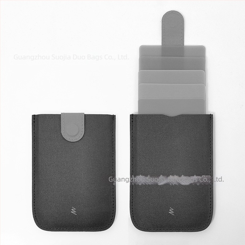 Portofel pentru carduri unisex cu straturi glisante, din Oxford, stil streetwear, primăvara 2024