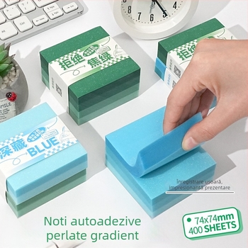 Note lipicioase și etichete de memo în stil brick, adezive: Da, marcă: yj, etichete transparente, IP status: Neautorizat