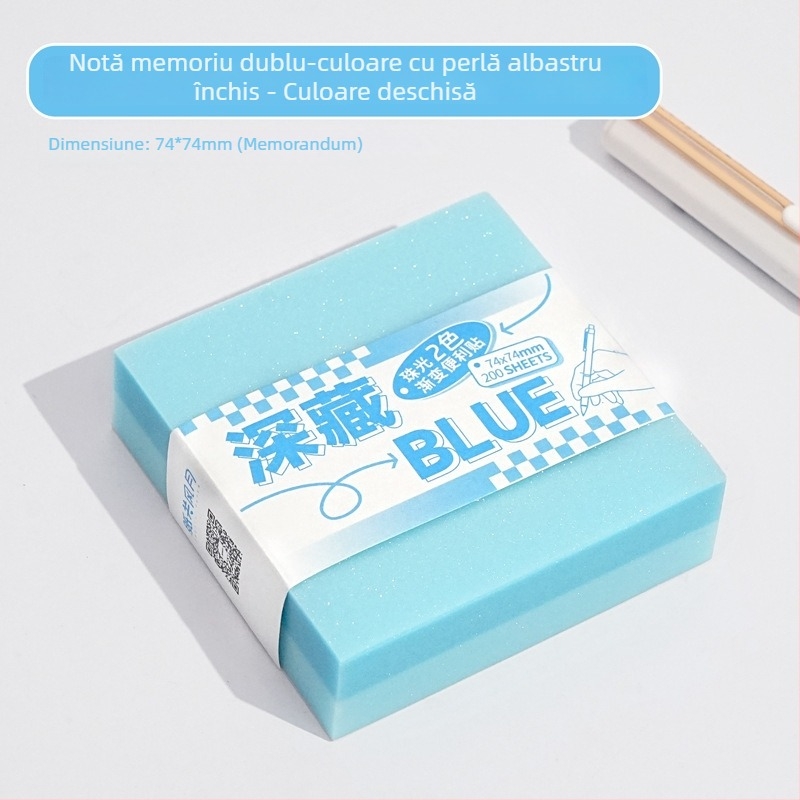 Note lipicioase și etichete de memo în stil brick, adezive: Da, marcă: yj, etichete transparente, IP status: Neautorizat