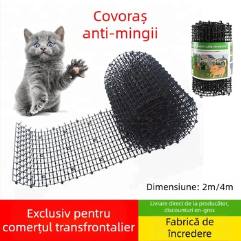 Țepi anti pisică pentru balcon – plasă anti pisică, material PP, pentru pisici, utilizare: descurajare și protecție de pași, categorie: adăpost pentru animale