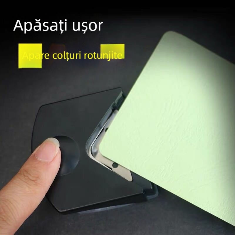 Rotitor de colțuri 3-în-1 R4/R7/R10 pentru carduri poștale — Brand unic, Card poștal de Anul Nou, Stil pastoral, Potrivit pentru conferințe, Cadou