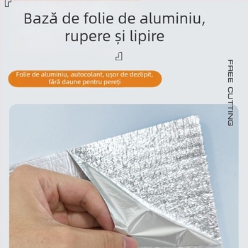 Tapet autoadeziv pentru tavan cu model geometric, rezistent la apă și pete, grosime 2,5 mm