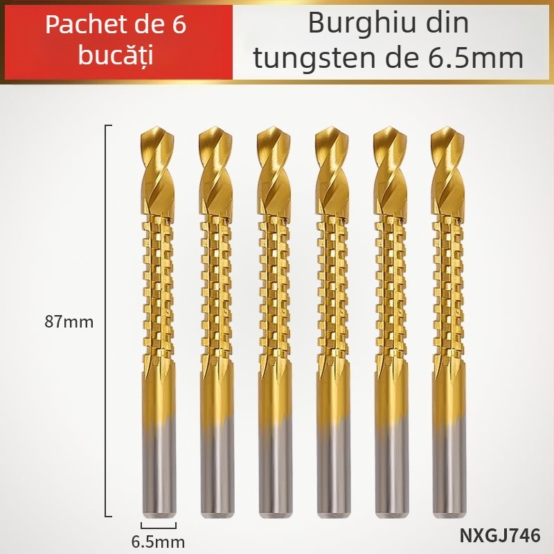 Enjoy burghiu canelator dințat pentru bormașină electrică – ansamblu multifuncțional pentru canelare și găurire în lemn