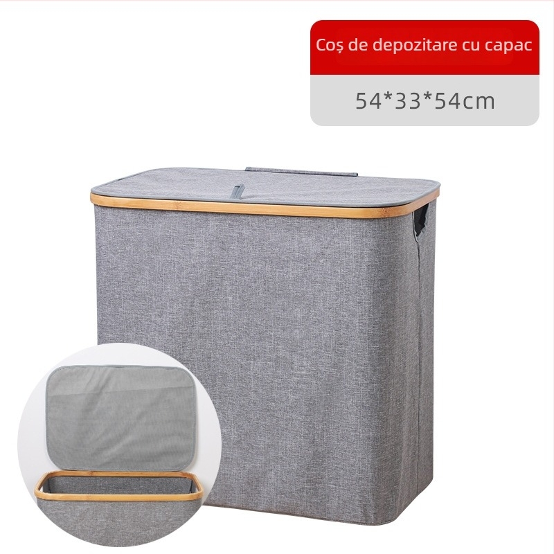 Coș de rufe plier din bambus, stil japonez, brand CYYC/Chen yiyouchuang, model 000000, lansat în 2019