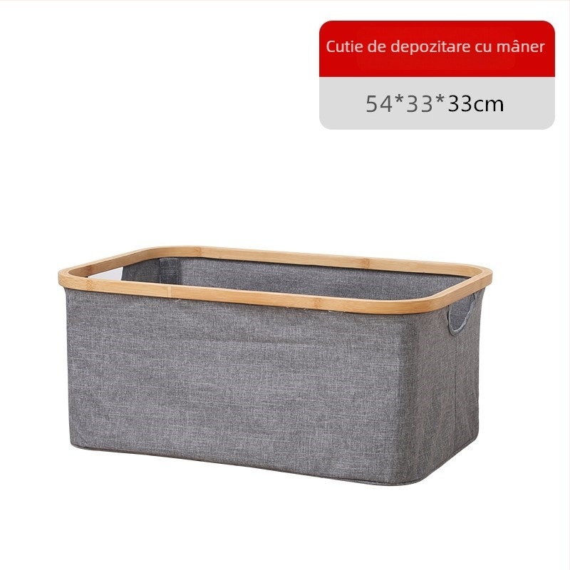 Coș de rufe plier din bambus, stil japonez, brand CYYC/Chen yiyouchuang, model 000000, lansat în 2019