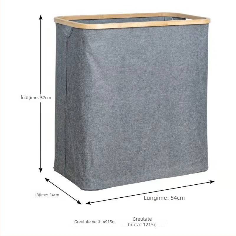 Coș de rufe plier din bambus, stil japonez, brand CYYC/Chen yiyouchuang, model 000000, lansat în 2019