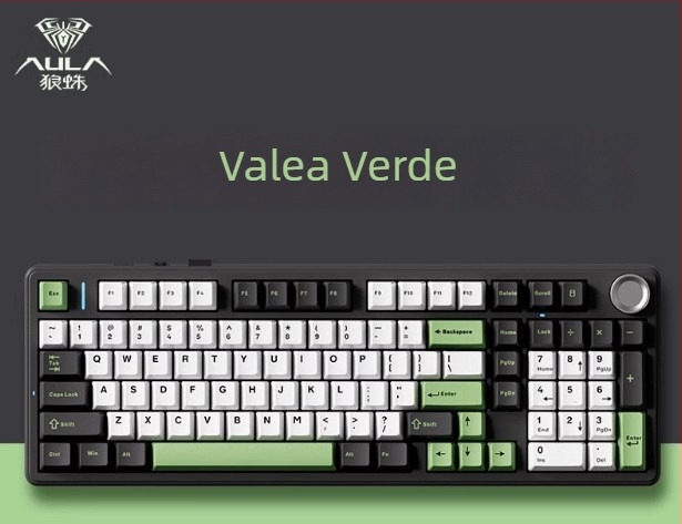 Aula Tarantula F99/F99Pro tastatură mecanică – wireless, Bluetooth în trei moduri, iluminare RGB, carcasă ABS, suportă până la 3 dispozitive simultan