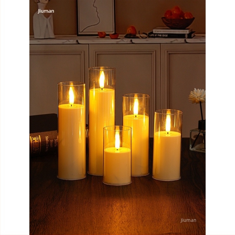 Lampă electrică cu lumânare pentru scene romantice, iluminare LED de atmosferă, lumânare decorativă falsă, Aromatherapy Wax Slice, Brand Panning, Cod 968992369346