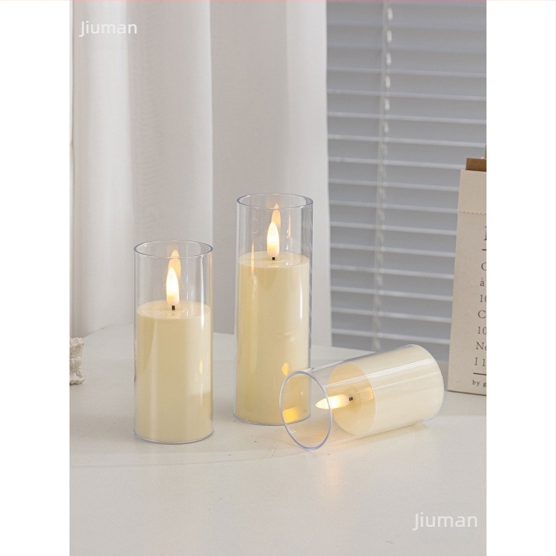 Lampă electrică cu lumânare pentru scene romantice, iluminare LED de atmosferă, lumânare decorativă falsă, Aromatherapy Wax Slice, Brand Panning, Cod 968992369346