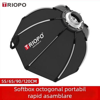 Jiebao K2 Cutie cu Lumină Moale cu Grilă Octagonală – Montare Rapidă pentru Fotografie de Studio