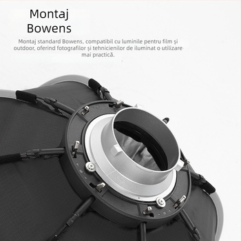 Jiebao K2 Cutie cu Lumină Moale cu Grilă Octagonală – Montare Rapidă pentru Fotografie de Studio