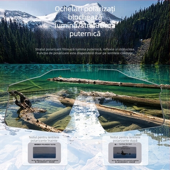 Ochelari polarizanți pentru ciclism, ramă TR90, protecție împotriva vântului, set cu 1 lentilă