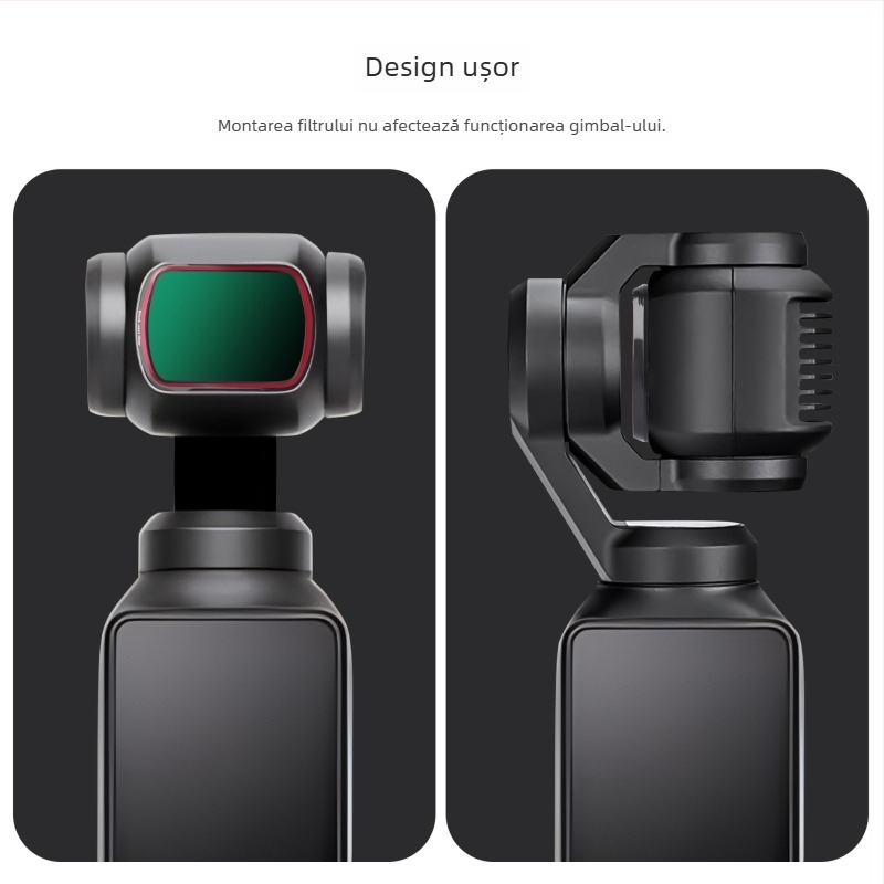 Filtru polarizant Zomei pentru DJI Osmo Pocket 3 – Eliberare magnetică rapidă UV/CPL/ND, Sticlă optică