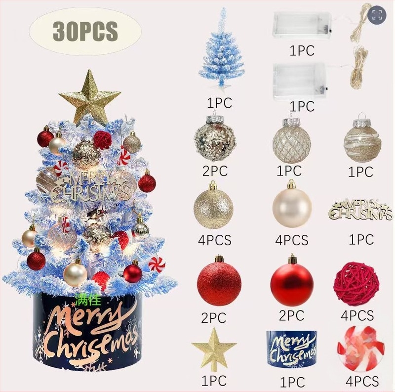 Brad decorativ pentru birou — PVC, brand Manjia, pentru Crăciun