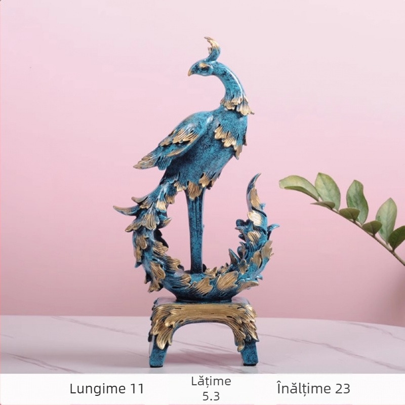 Ornament decorativ din rășină, în stil european, pentru living, comodă TV și hol – decor de interior simplu și modern