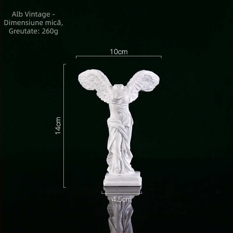 Wei Qian Zeița Victoriei în stil european – Sculptură din rășină pentru decorul casei, design modern minimalist