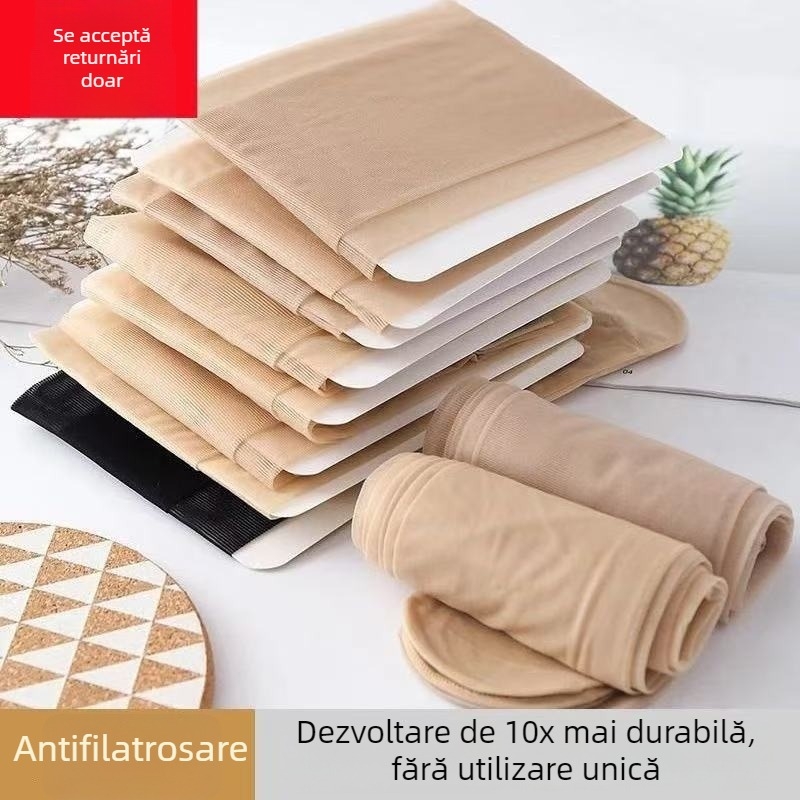 Colanți din nylon, subțiri, anti-snag, design sexy