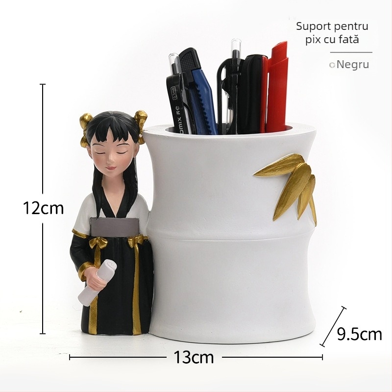 Figurină din rășină, doamnele din Dinastia Tang, pictată manual, stil chinez nou, decor pentru casă