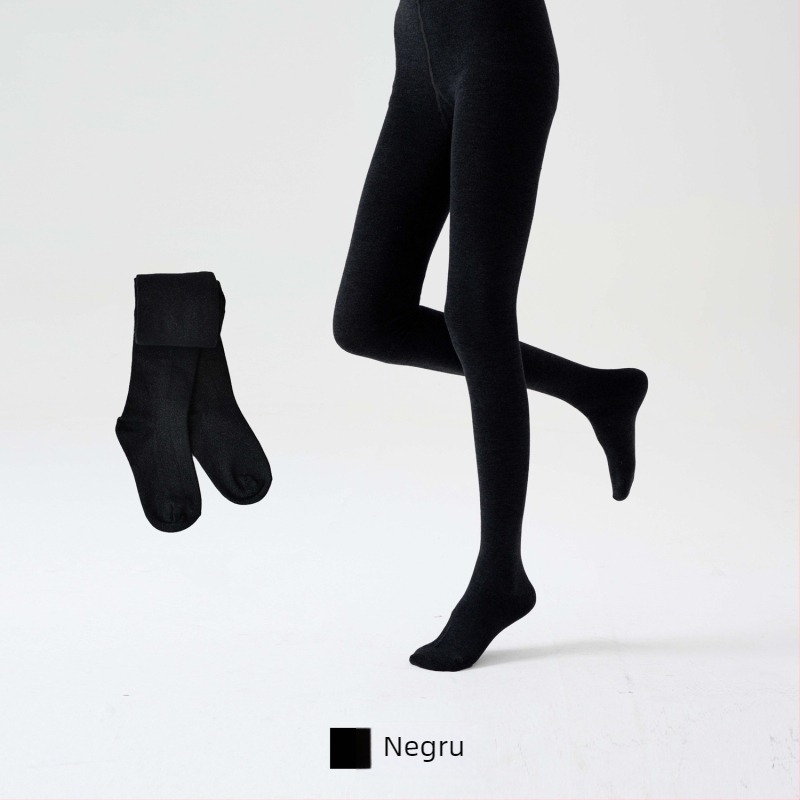 Colanți din bumbac cu vârf închis, țesătură groasă, uni, antibacteriali, deodoranti și anti-fricțiune
