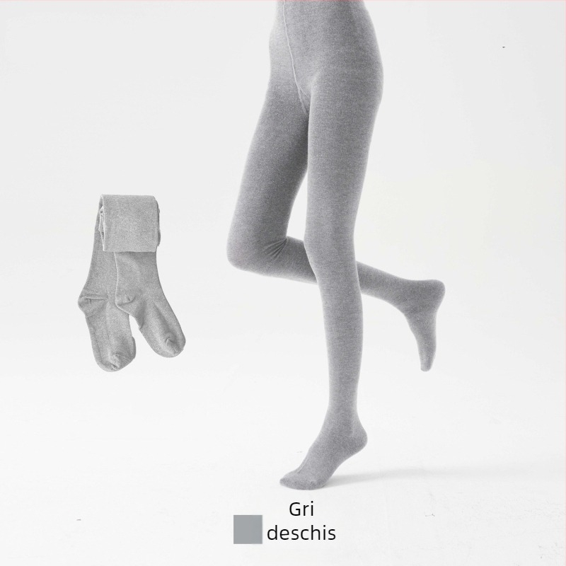 Colanți din bumbac cu vârf închis, țesătură groasă, uni, antibacteriali, deodoranti și anti-fricțiune