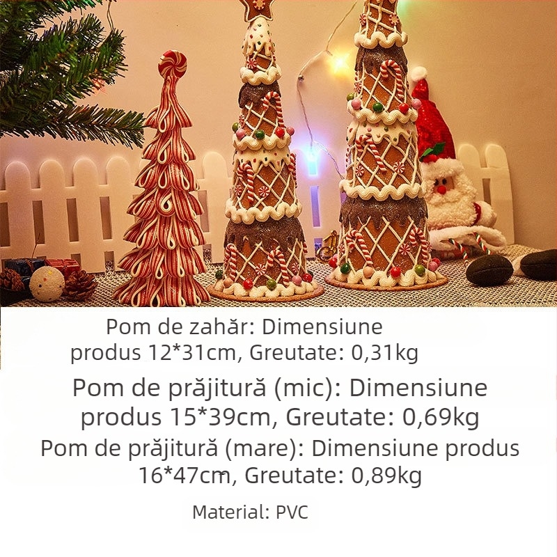 Ornament de masă pentru Crăciun din PVC (Material PVC; Brand Zhongshan Emma; IP autorizare: Nu; Utilizare: Ornamente; Categorie: Brad de Crăciun)