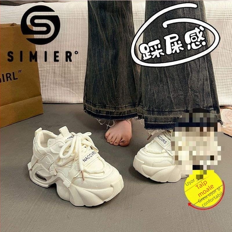 Pantofi de apă pentru bărbați, partea superioară Ultra-Fiber Leather, talpă din cauciuc, închidere cu șiret, EVA talpă, creștere în înălime, absorbție șocuri