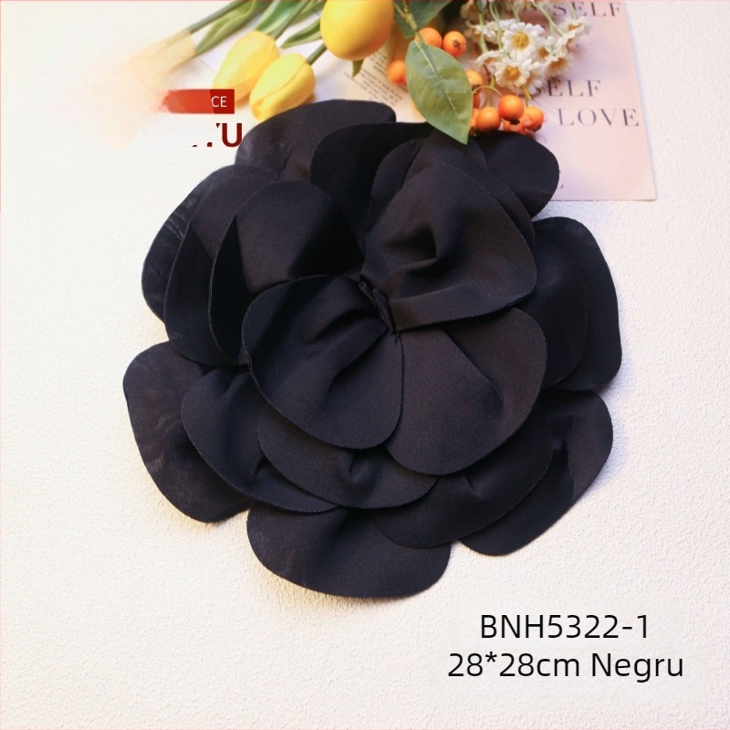 Minyu DIY aplicații florale pentru îmbrăcăminte – accesorii din poliester pentru geci, rochii și cămăși